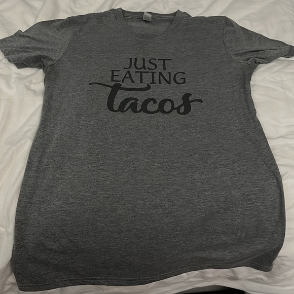 EUC “Eating Tacos For Two” & “Just Eating Tacos” Pregnancy Announce Shirts - Picture 5 of 7